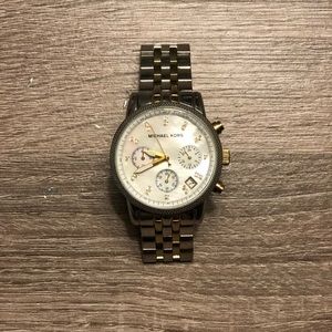 Michael Kors two toned watch